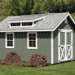 12x16 Classic Painted Board and Batten Shed