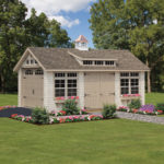 10x16 vinyl classic Shed with opt dormer